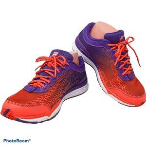 Fila Women's Size 7.5 Memory Foam Running Athletic Shoes Orange Purple